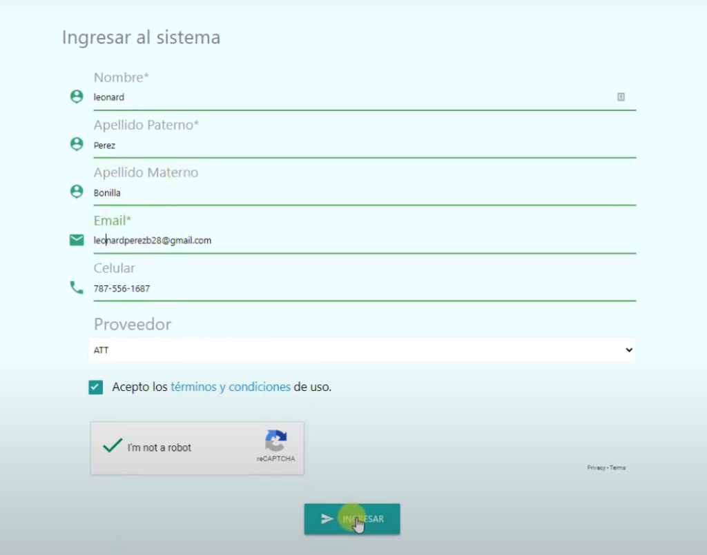 formulario cesco